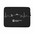 Fishing Cardiogram Laptop Sleeve